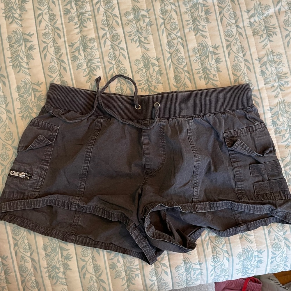 Pacsun Charcoal Gray low waist cargo Shorts